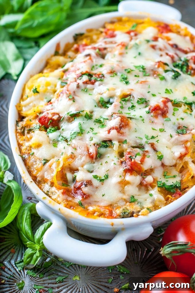 Vegetarian Spaghetti Squash Casserole
