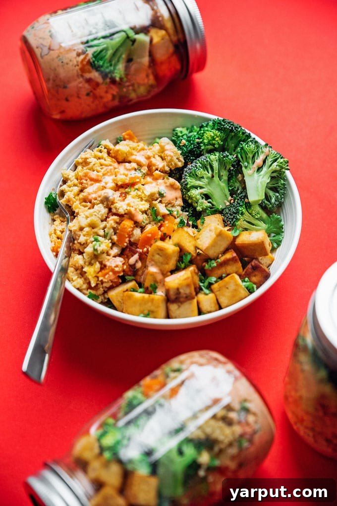 Cauliflower Rice Stir Fry Bowls