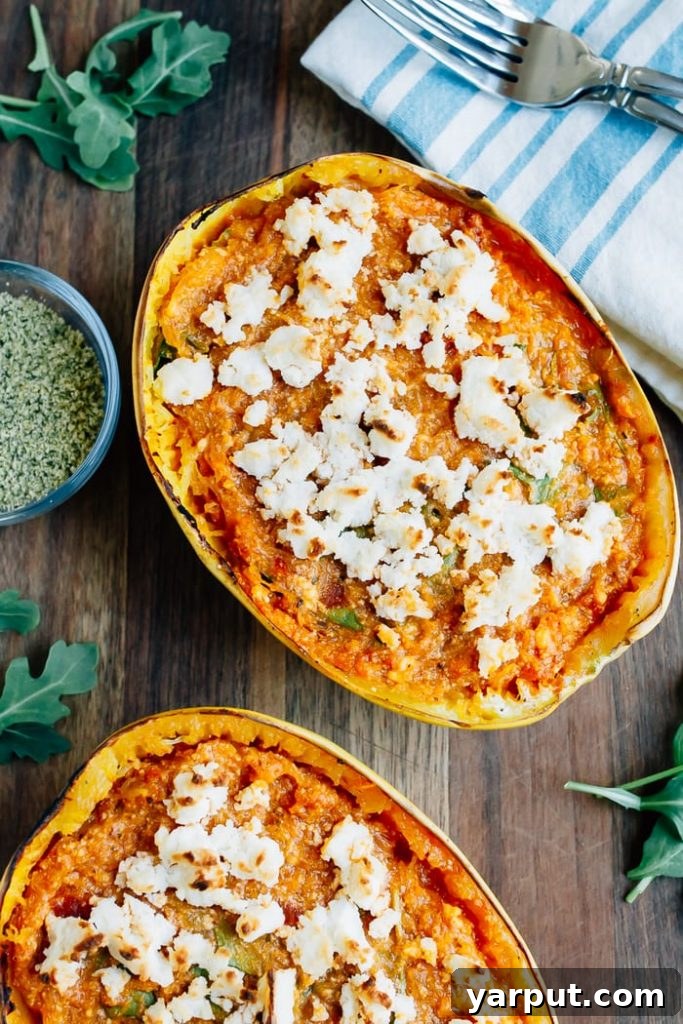 Vegan Spaghetti Squash Lasagna Bowls