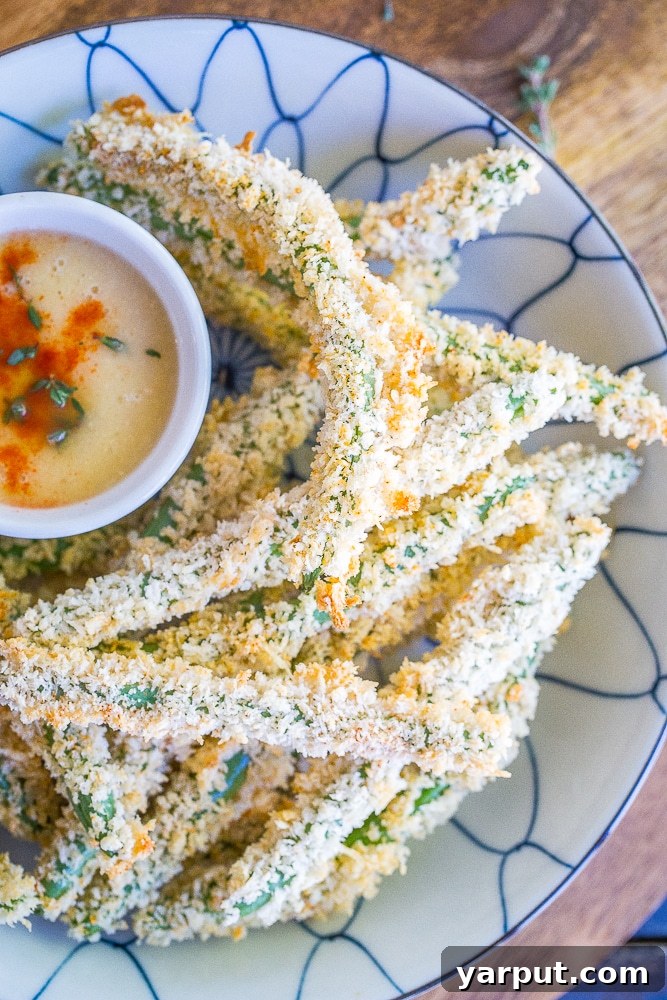 20 Satisfying Vegetarian Weight Watchers Recipes 8 Delicious Crispy Baked Green Beans, a healthy and addictive snack or side dish. A low-SmartPoints alternative to traditional fries, great for Weight Watchers.