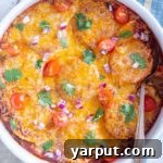 Polenta Enchilada Bake Recipe Card Image