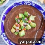 Creamy Vegan Black Bean Soup