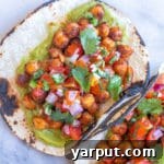 Delicious 15 Minute Chickpea Tacos
