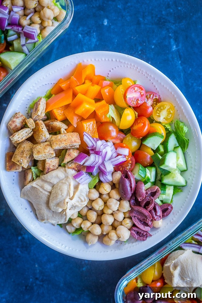 41 Vibrant Summer Salad Ideas 26 Easy Greek Salad Meal Prep Bowls, convenient and healthy.