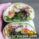 Thumbnail of Roasted Vegetable Hummus Wraps with Feta