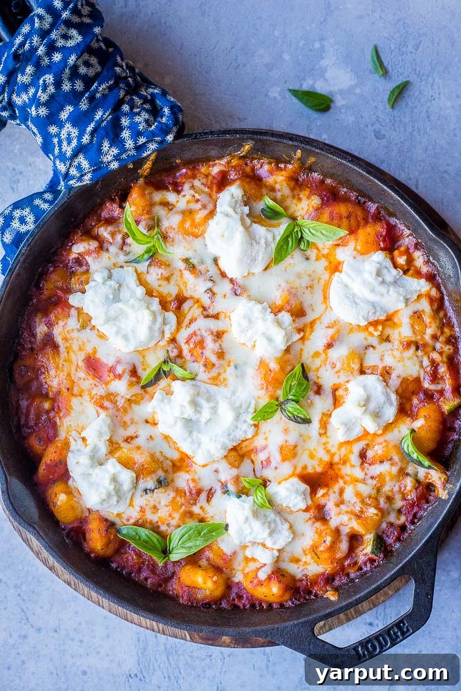 30 Minute Gnocchi Lasagna Bake