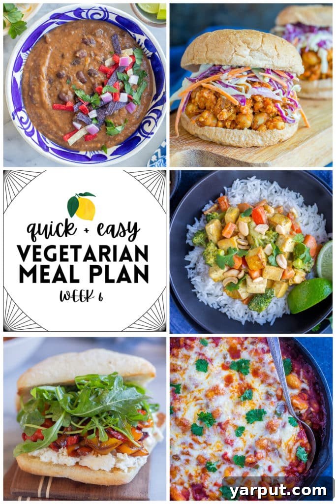Effortless Week 6 Meal Planning 2 A vibrant display of fresh, colorful vegetables perfect for a healthy and budget-friendly vegetarian meal plan, emphasizing quick and easy cooking.