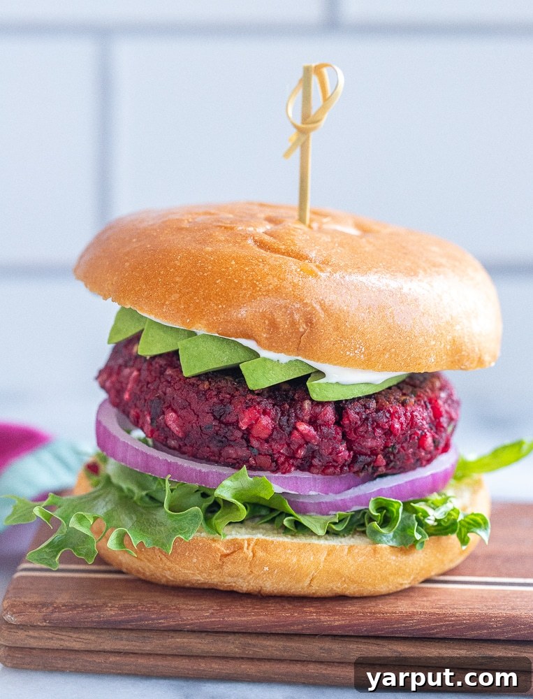 Affordable Vegetarian Eats: Week 17 Menu 7 Vegan Beet Burgers with Crispy Kale and Tahini Dressing