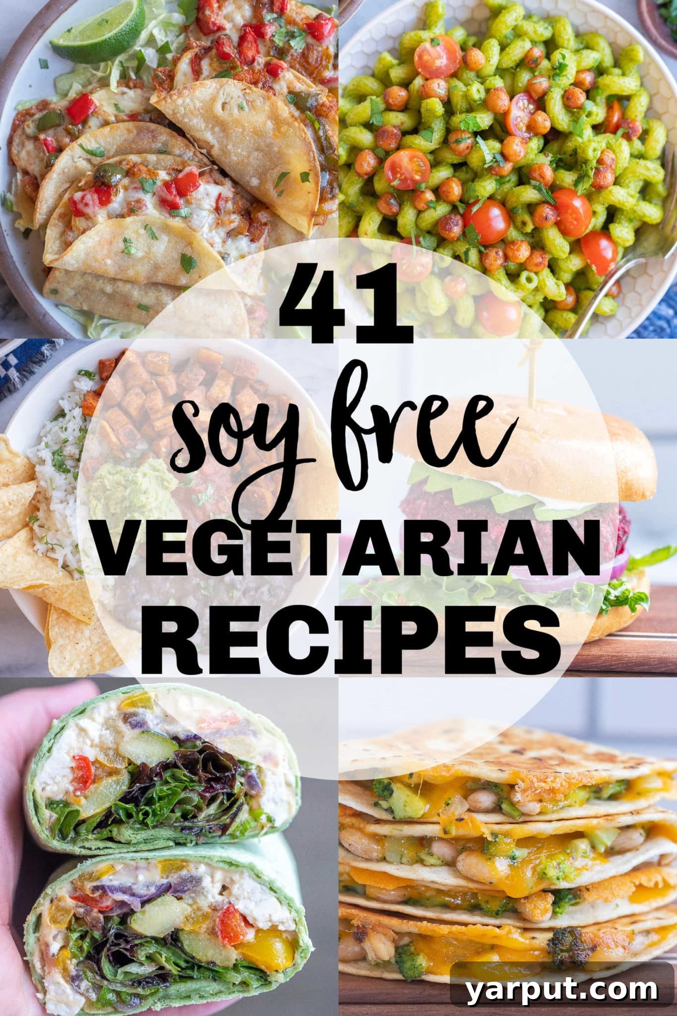 41 Flavorful Soy-Free Vegetarian Meals for Lunch and Dinner 2 A vibrant and colorful vegetarian meal, symbolizing diverse soy-free culinary options