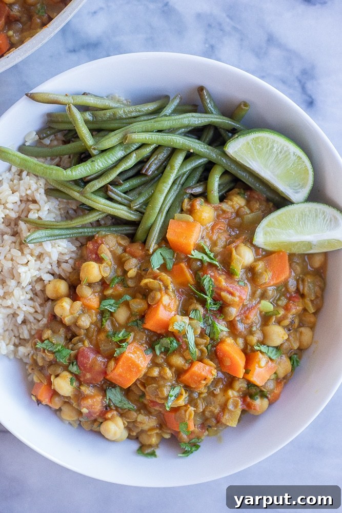 41 Flavorful Soy-Free Vegetarian Meals for Lunch and Dinner 14 Creamy one-pot lentil chickpea coconut curry