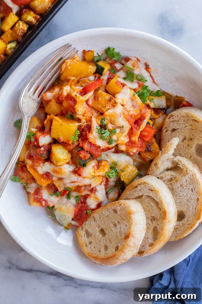 41 Flavorful Soy-Free Vegetarian Meals for Lunch and Dinner 18 Hearty sheet pan polenta and vegetable bake