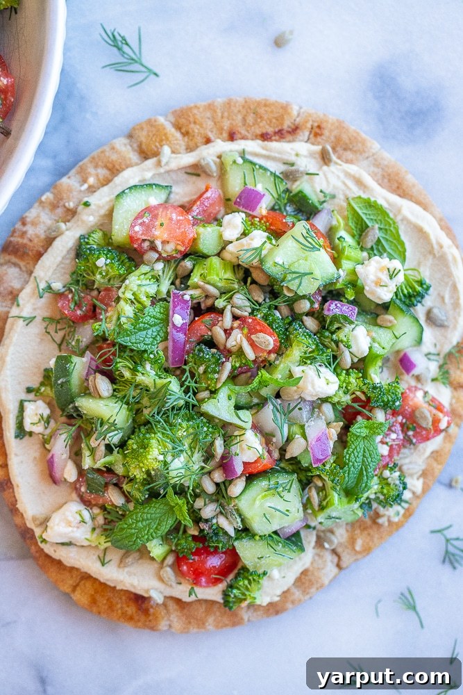 41 Flavorful Soy-Free Vegetarian Meals for Lunch and Dinner 28 Healthy broccoli salad hummus pitas