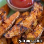 Seasoned Grilled Potato Wedges