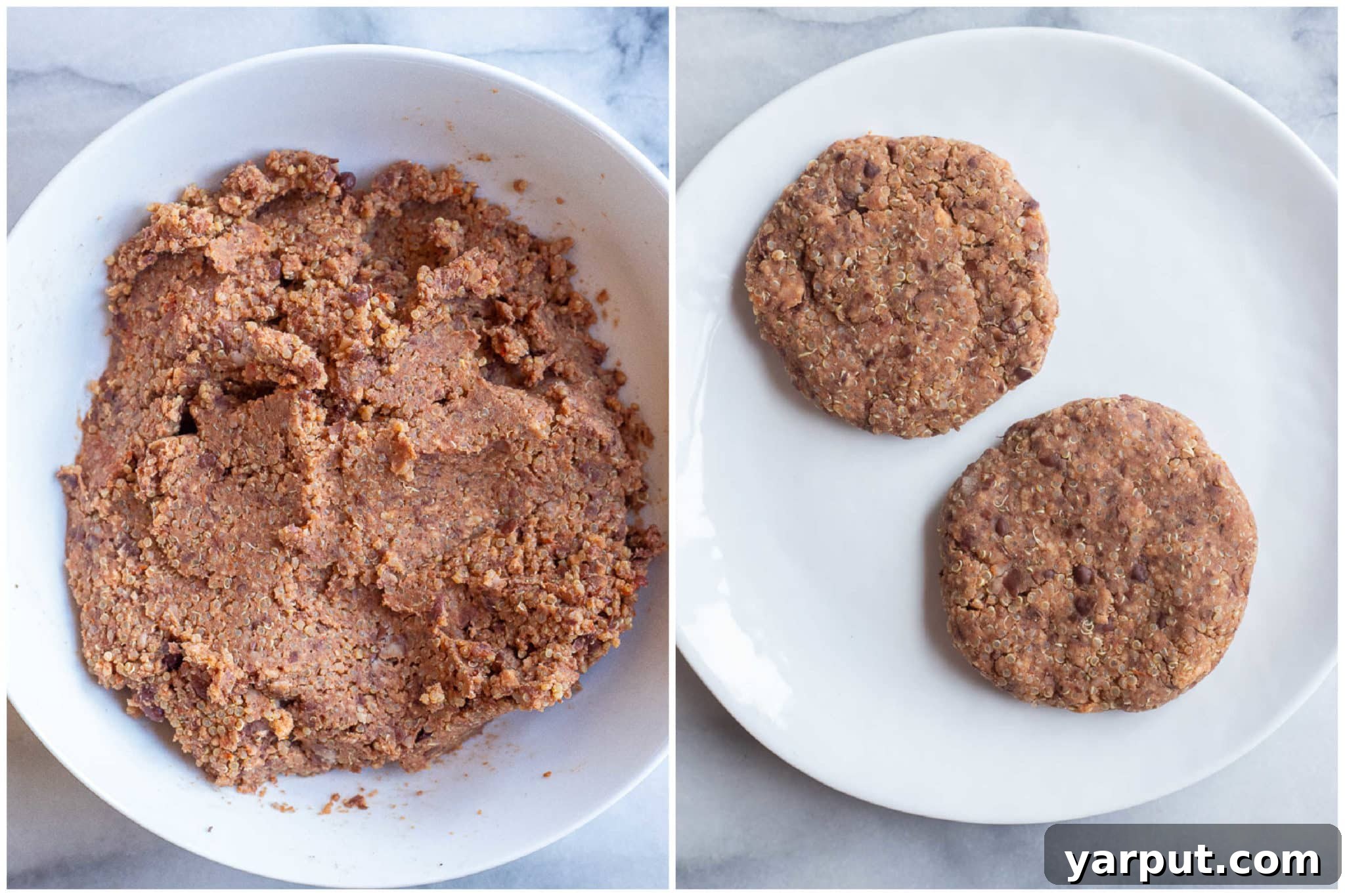 Crispy Black Bean Smash Burgers 4 black bean burger mixture formed into patties