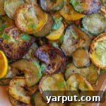 Caramelized Pan Fried Summer Squash