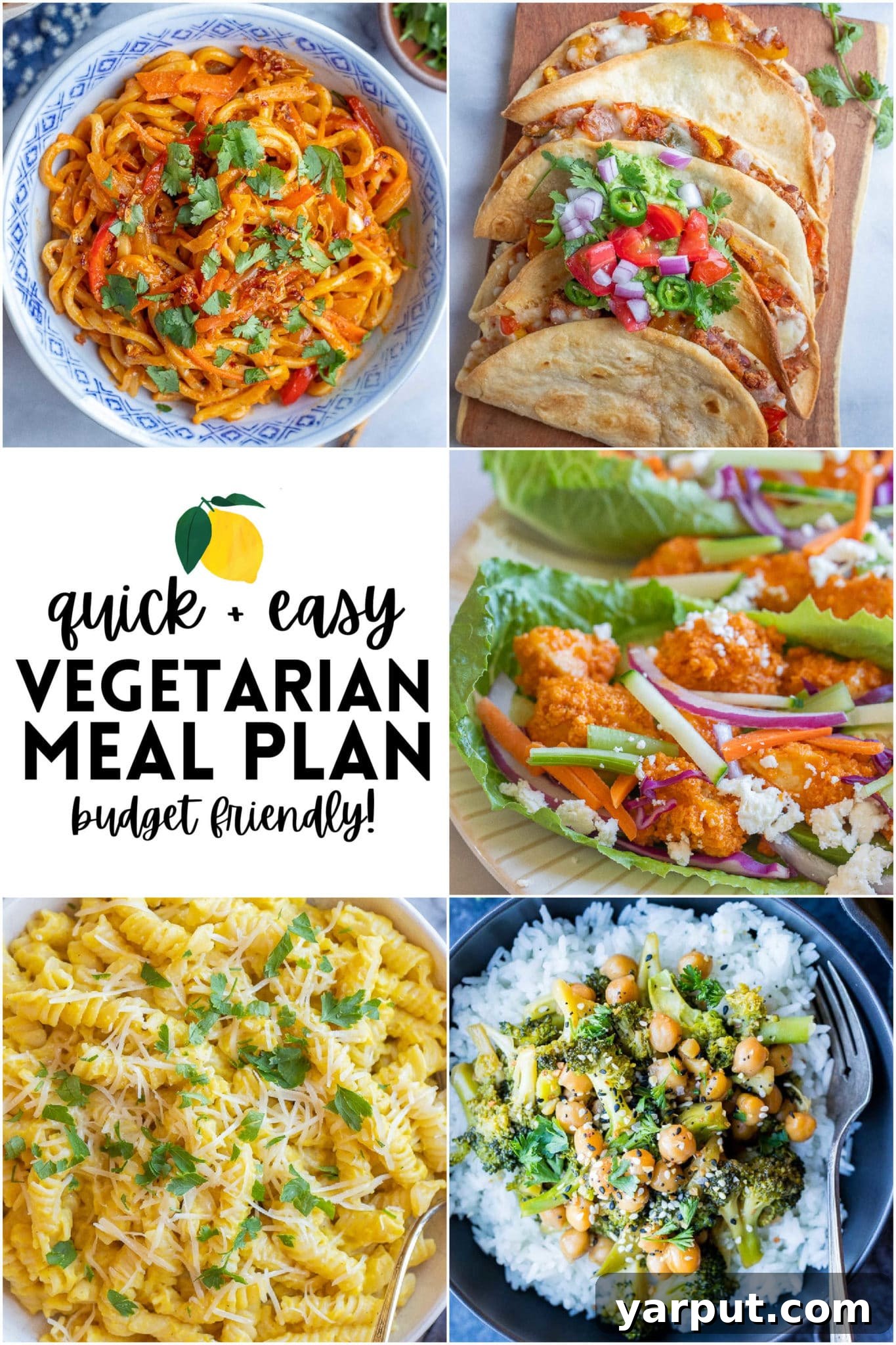 Veggie on a Budget: Meal Plan Week 26 2 A vibrant flat lay of various fresh vegetables and herbs, including bell peppers, onions, carrots, zucchini, spinach, and spices, representing healthy vegetarian ingredients.