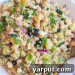 Zucchini Chickpea Quinoa Salad