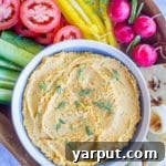 Roasted Carrot and Dill Hummus