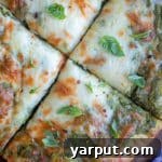 The Best Spinach Feta Basil Pesto Pizza