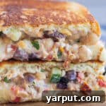 Greek Chickpea Salad Melts