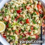 Thumbnail of Tabouli Inspired Orzo Salad with Chickpeas