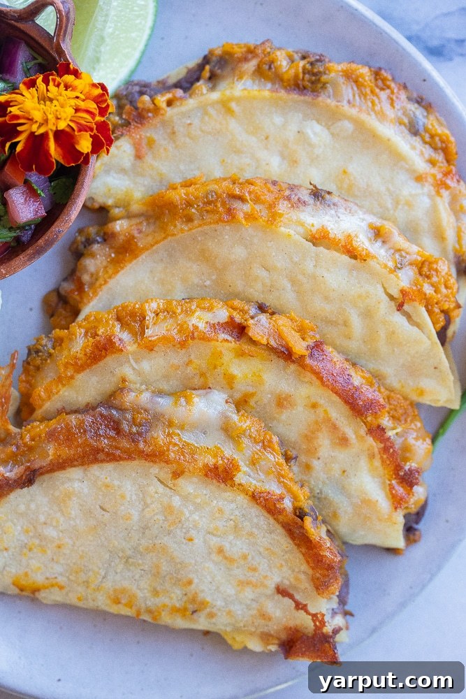 Pumpkin and Black Bean Tacos with fresh toppings