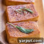 Garlic Butter Herb Tofu Steaks