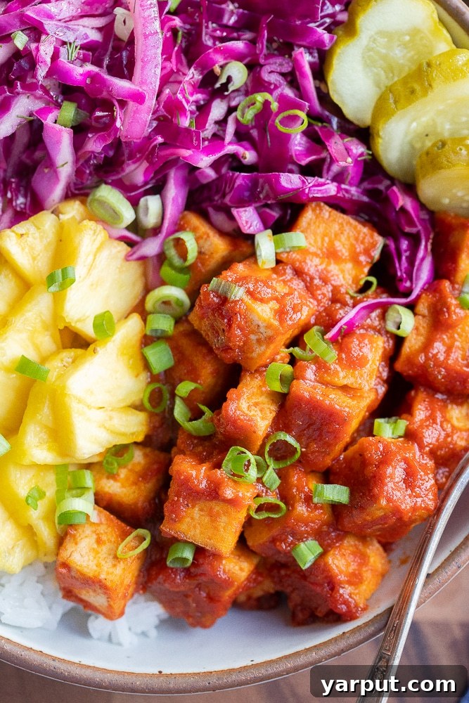 Smoky BBQ Tofu Bowls 6 Finished BBQ Tofu Bowls