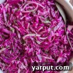 Thumbnail of purple cabbage salad