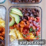 Meal Prep Vegetarian Breakfast Bowls