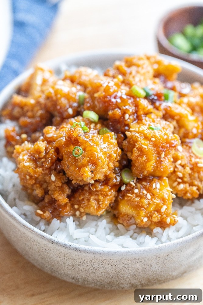 Your Healthy Vegetarian Meal Plan for Week 12 3 Crispy Honey Garlic Tofu served with rice and green vegetables