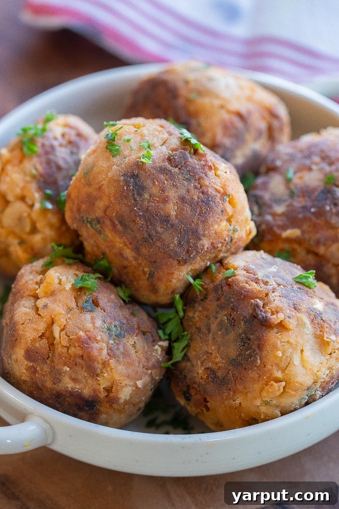 A World of Lentil Chickpea and Bean Delights 53 Delicious easy vegetarian meatballs, simmered in a rich sauce.