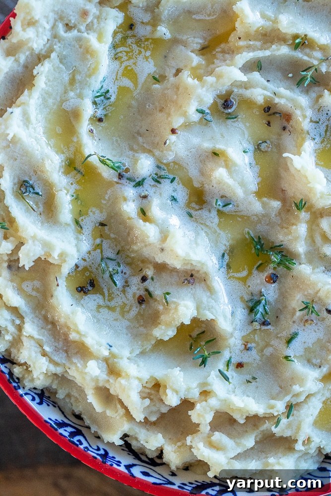 40+ Festive Vegetarian Side Dishes 29 Caramelized onion and goat cheese mashed potatoes, served in a bowl and garnished with fresh chives.