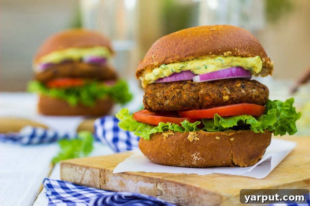 Sweet Potato and Black Bean Burgers with Curry Cilantro Mayo 12 Smokey Sweet Potato, Black Bean & Brown Rice Veggie Burgers with Curry Cilantro Mayo-9979
