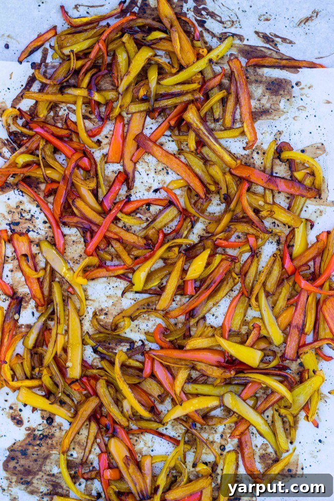 Herbed Chevre Crostini with Roasted Balsamic Peppers 6 Balsamic Glazed Sweet Peppers roasting to perfection, enhancing their natural sweetness.