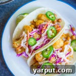 BBQ Cauliflower & Chickpea Tacos