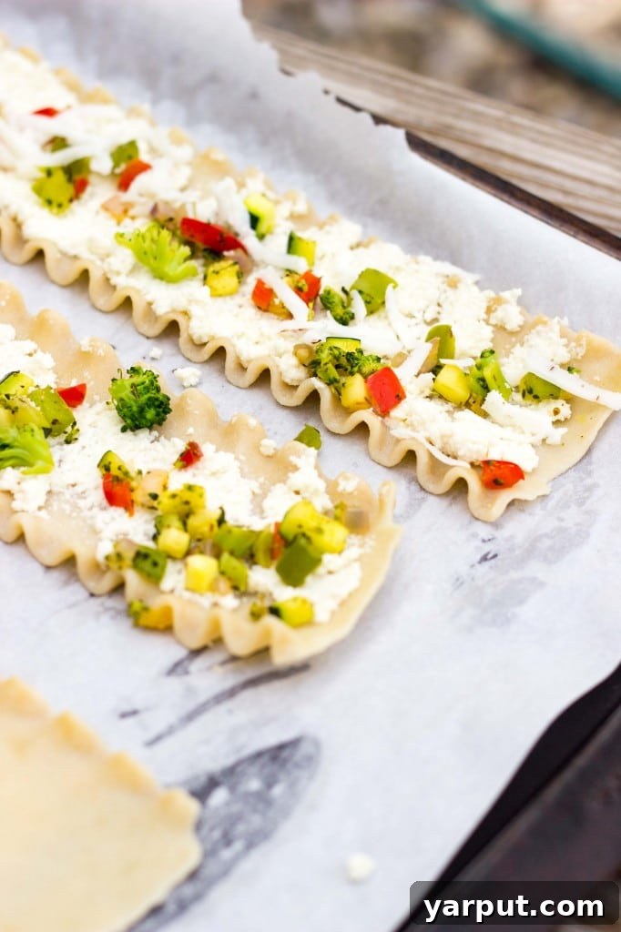 My Solo Week of Veggie Lasagna Rolls 5 Vegetable Lasagna Roll-Ups - Delicious and Healthy