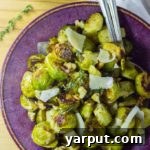 Maple & Dijon Roasted Brussels Sprouts recipe image