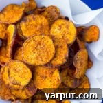 Baked BBQ Sweet Potato Chips Recipe