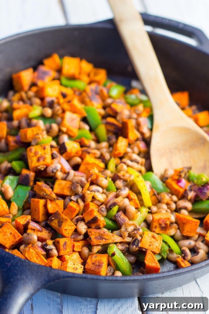 Black Eyed Pea and Sweet Potato Tacos arranged artfully