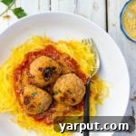 Vegetarian Meatballs with Spaghetti Squash
