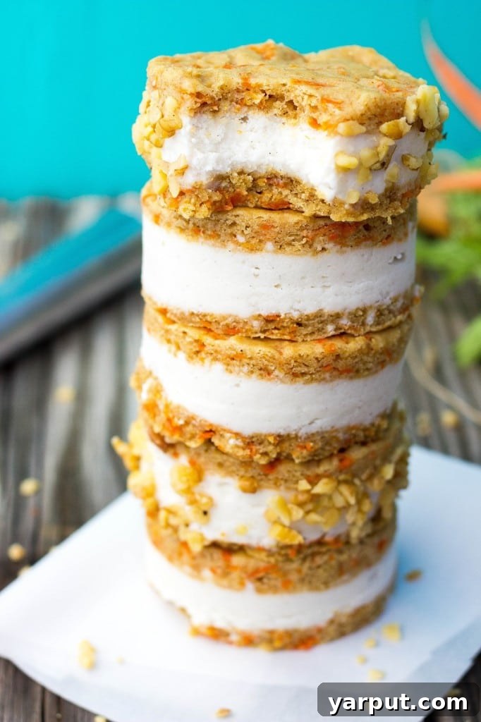 Vegan Gluten Free Carrot Cake Ice Cream Sandwiches 12 Carrot Cake Ice Cream Sandwiches {gluten free & vegan}-3359