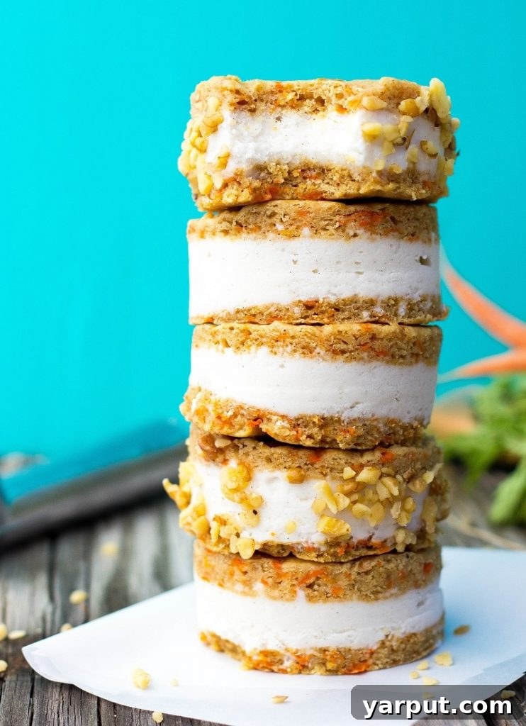 Vegan Gluten Free Carrot Cake Ice Cream Sandwiches 7 Carrot Cake Ice Cream Sandwiches {gluten free & vegan}-3346