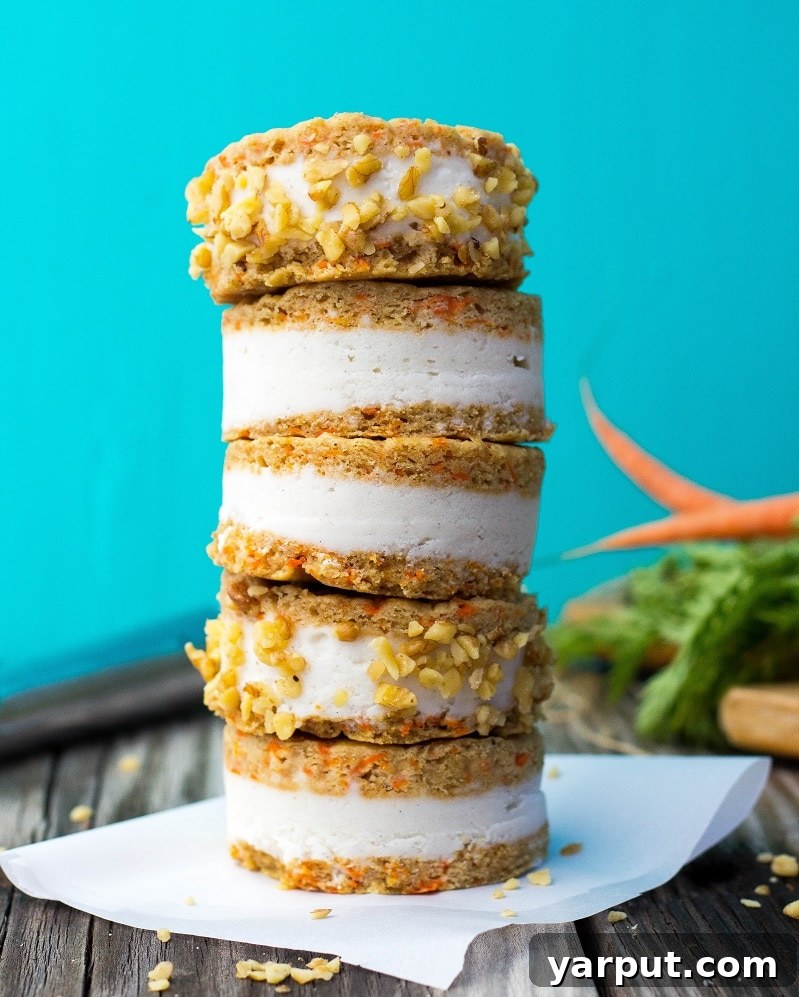 Vegan Gluten Free Carrot Cake Ice Cream Sandwiches 9 Carrot Cake Ice Cream Sandwiches {gluten free & vegan}-3297