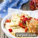 Brie Cheese Quesadillas with Strawberry Salsa thumbnail