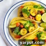 Black Bean and Roasted Plantain Tacos
