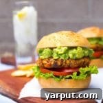 Green Chili and Sweet Potato Veggie Burgers