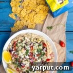 Loaded Greek Hummus Dip with Fresh Toppings