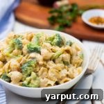 Cashew Alfredo Pasta with Broccoli