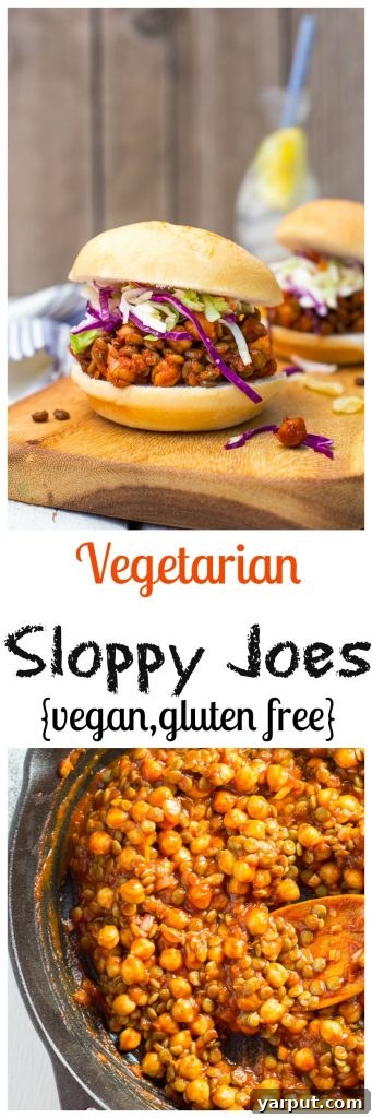 Plant-Based Lentil and Chickpea Sloppy Joes 9 PicMonkey Collage - Sloppy Joes Steps and Ingredients
